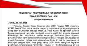Publikasi Harian - Jumat 24 Juli 2025