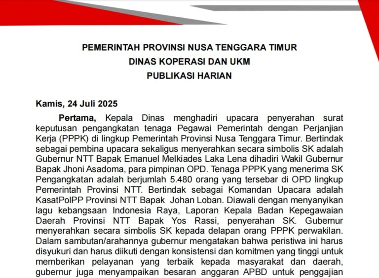 Publikasi Harian - Kamis 24 Juli 2025