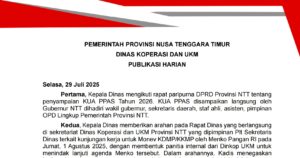 Publikasi Harian - Selasa 29 Juli 2025