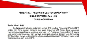 Publikasi Harian - Senin 28 Juli 2025