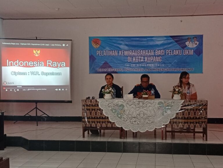 Kegiatan Pelatihan Kewirausahaan bagi Pelaku UKM di Kota Kupang