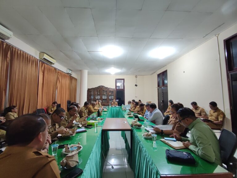 Rapat Persiapan Rakor Implementasi Program Pemerintah Pusat di Provinsi NTT