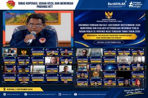 Dinas Koperasi dan UKM NTT Ikuti Diseminasi Monev dan SAQ KIP Tahun 2026